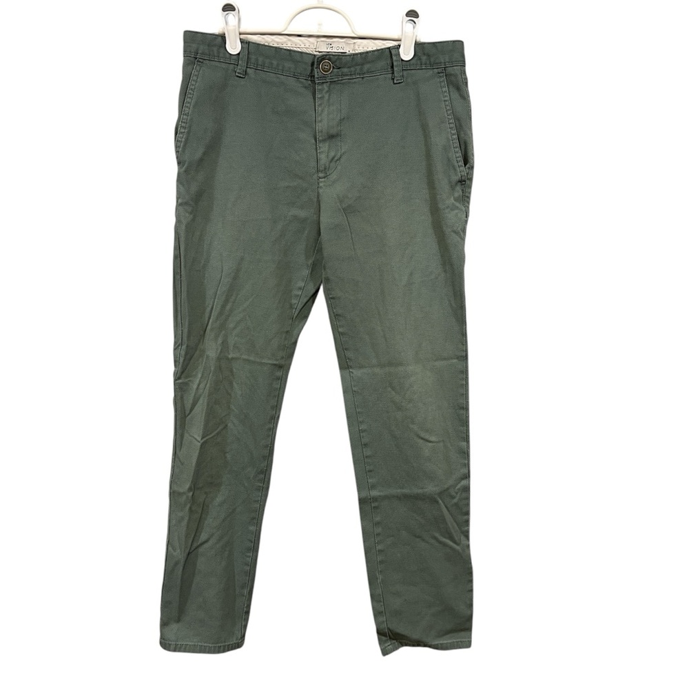 LC WAIKIKI Green Khaki Cropped Slim Fit Pants (30)